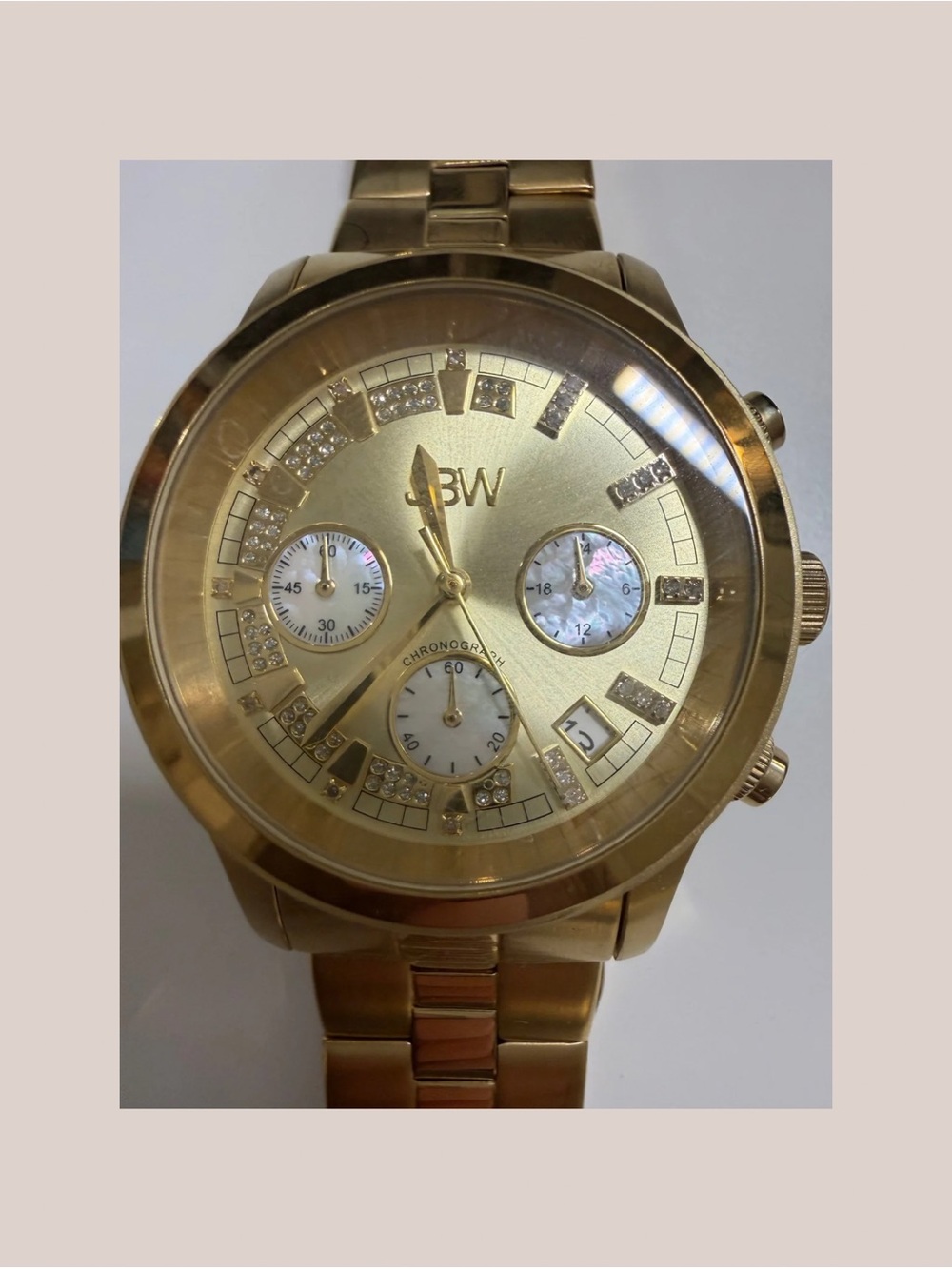 JBW MUSE DIAMOND WATCH | GOLD TONE